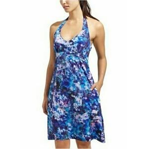 Athleta Protea Pack Everywhere Tie Dye Halter Travel Dress XS/S